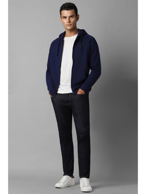 Buy Louis Philippe Men Black Dark Slim Fit Jeans Online