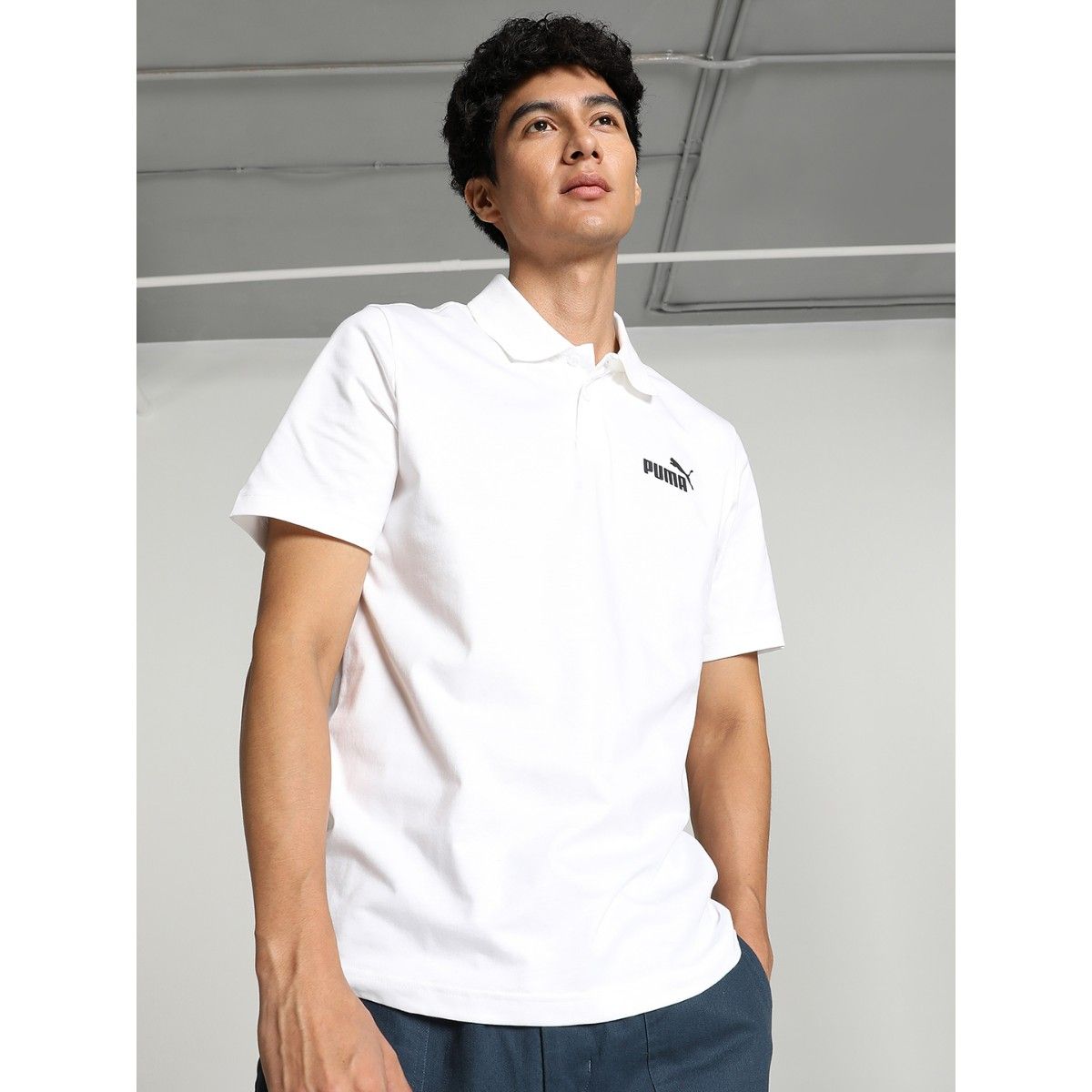 Puma jersey polo outlet shirt mens