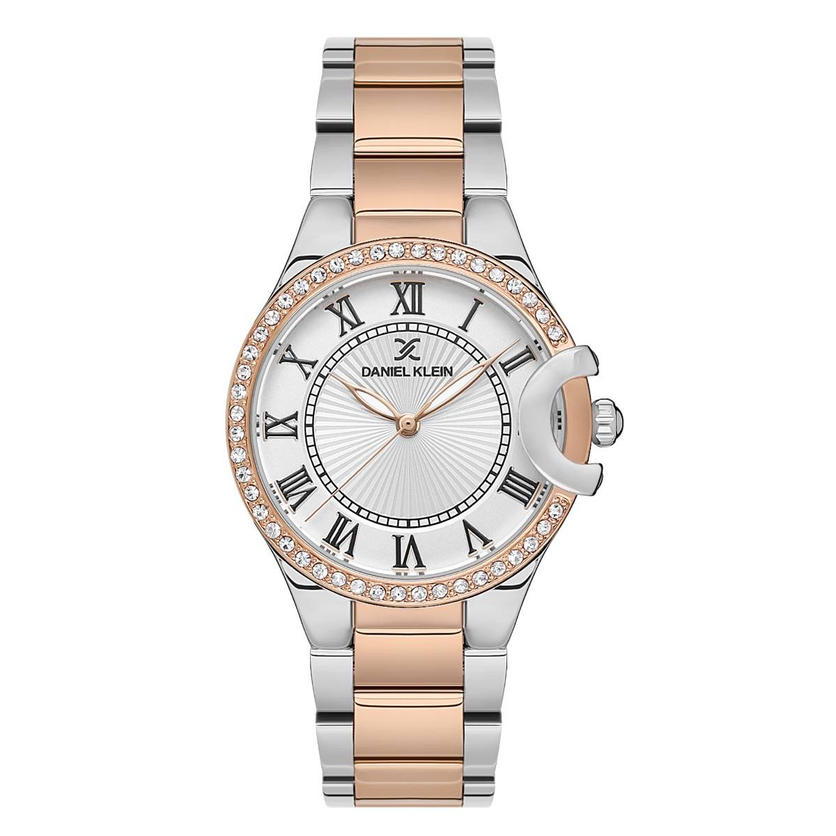 Daniel Klein Silver Dial Premium Women Analogue Watch - DK.1.13603-4