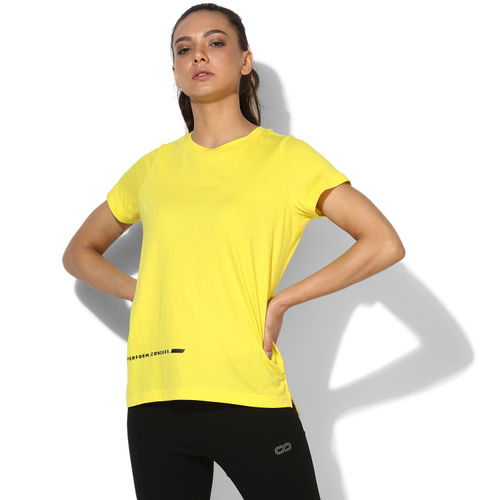 Buy Silvertraq Women's Perform Tee - Yellow (XL) Online