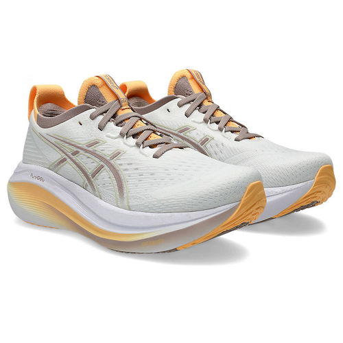 ASICS GEL-NIMBUS 27 Women White Running Shoes (US 5)