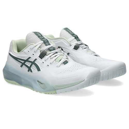 ASICS GEL-RESOLUTION X Women White Tennis Shoes (UK 3)