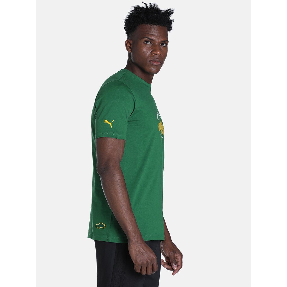 Buy Puma Porsche Legacy Graphic Mens Green T-shirt Online