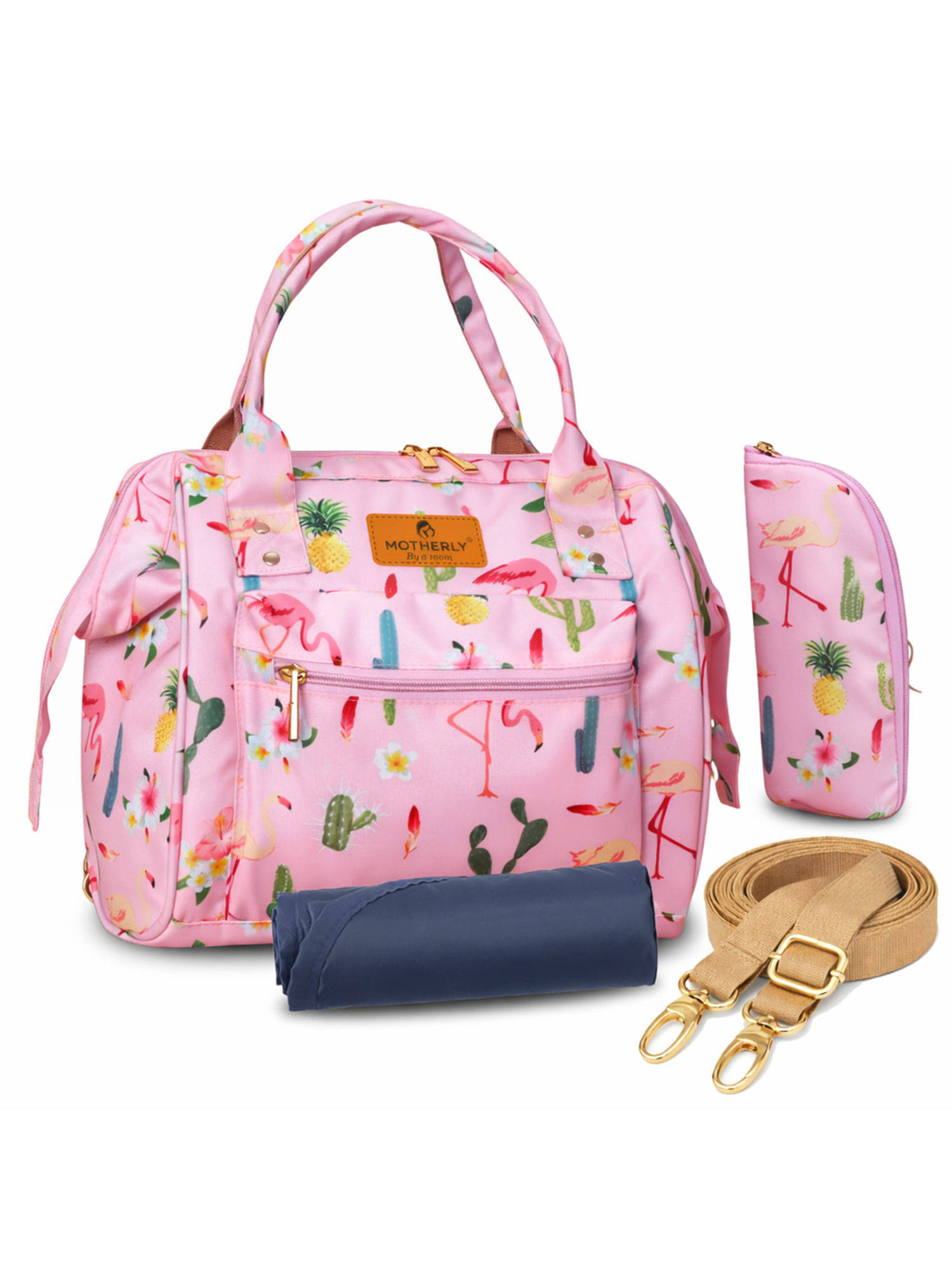 Motherly Nano Diaper Bag for Mothers for Travel - Combo Set