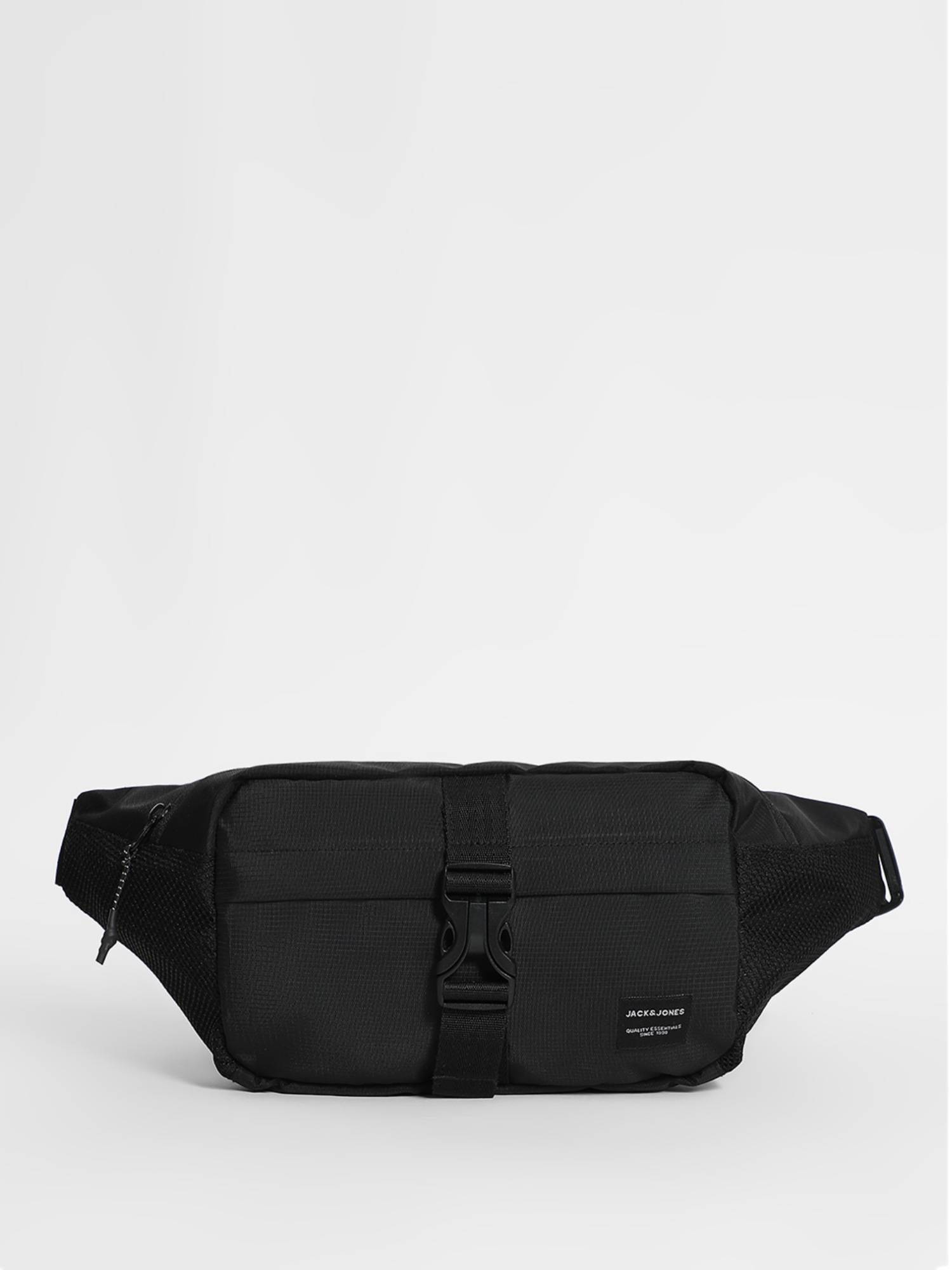 Jack & Jones Men Black Waist Bag