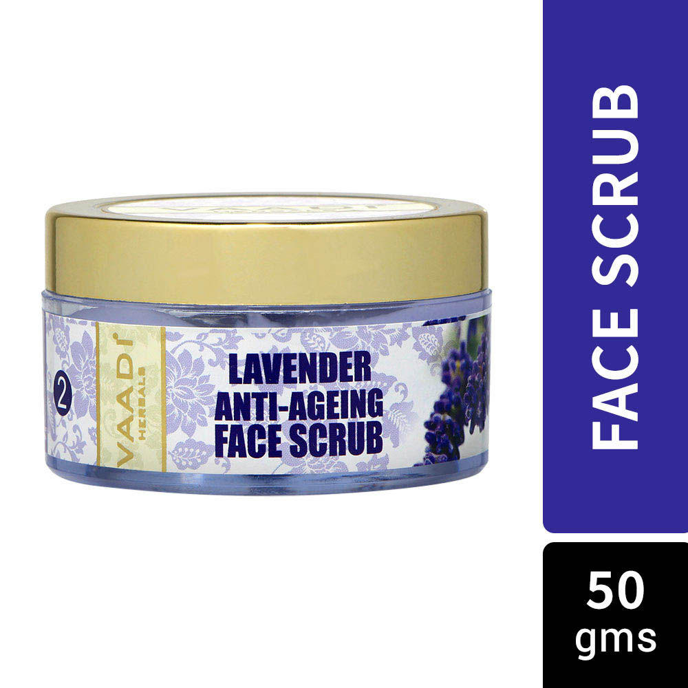 Vaadi Herbals Lavender Anti Ageing Face Scrub
