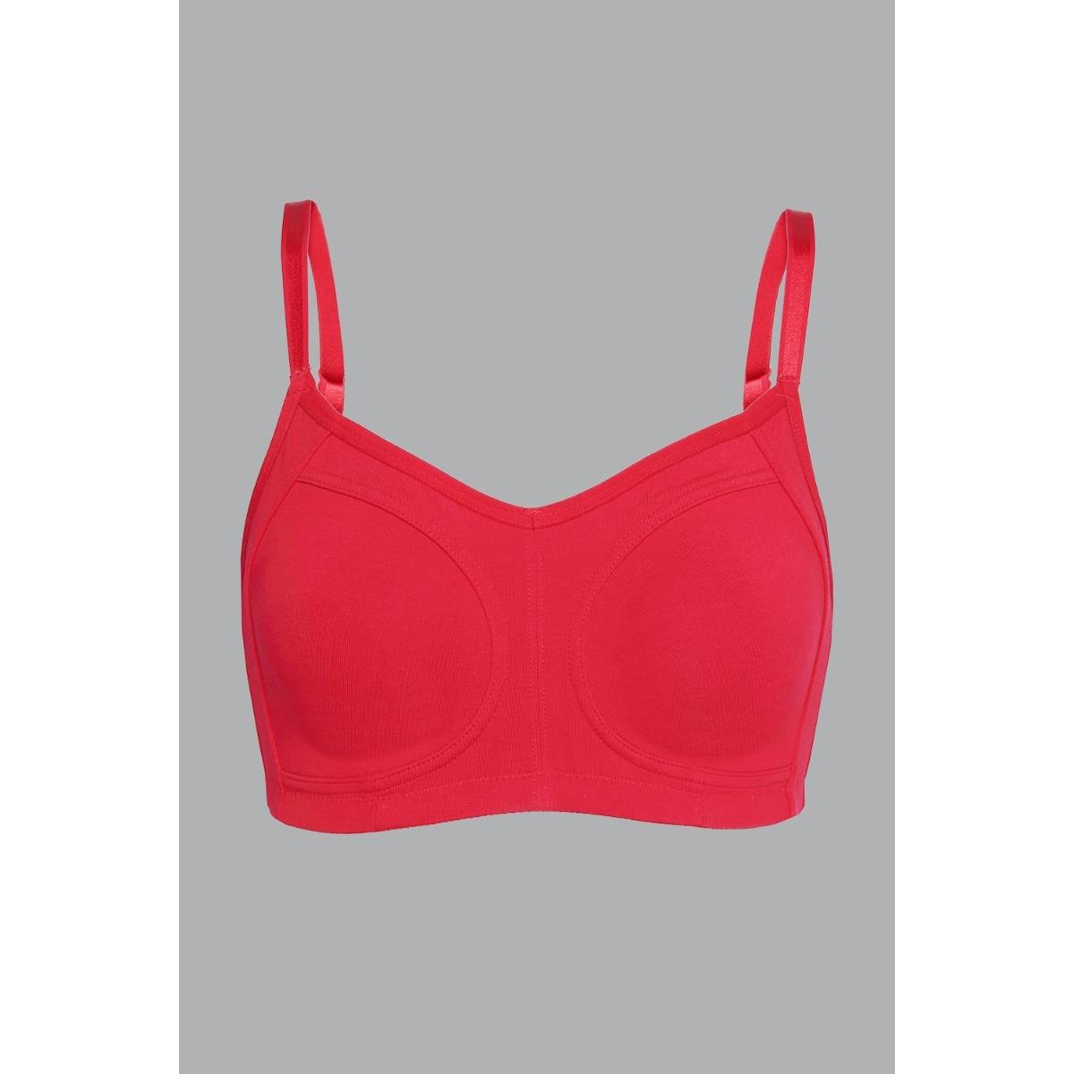 Buy Van Heusen Women Anti Bacterial & Wireless M Frame Bra - Ruby Online