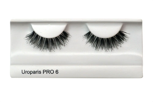 Uroparis Human Hair Eyelashes - PRO 6 / BLACK DOUBLE VOLUME ...
