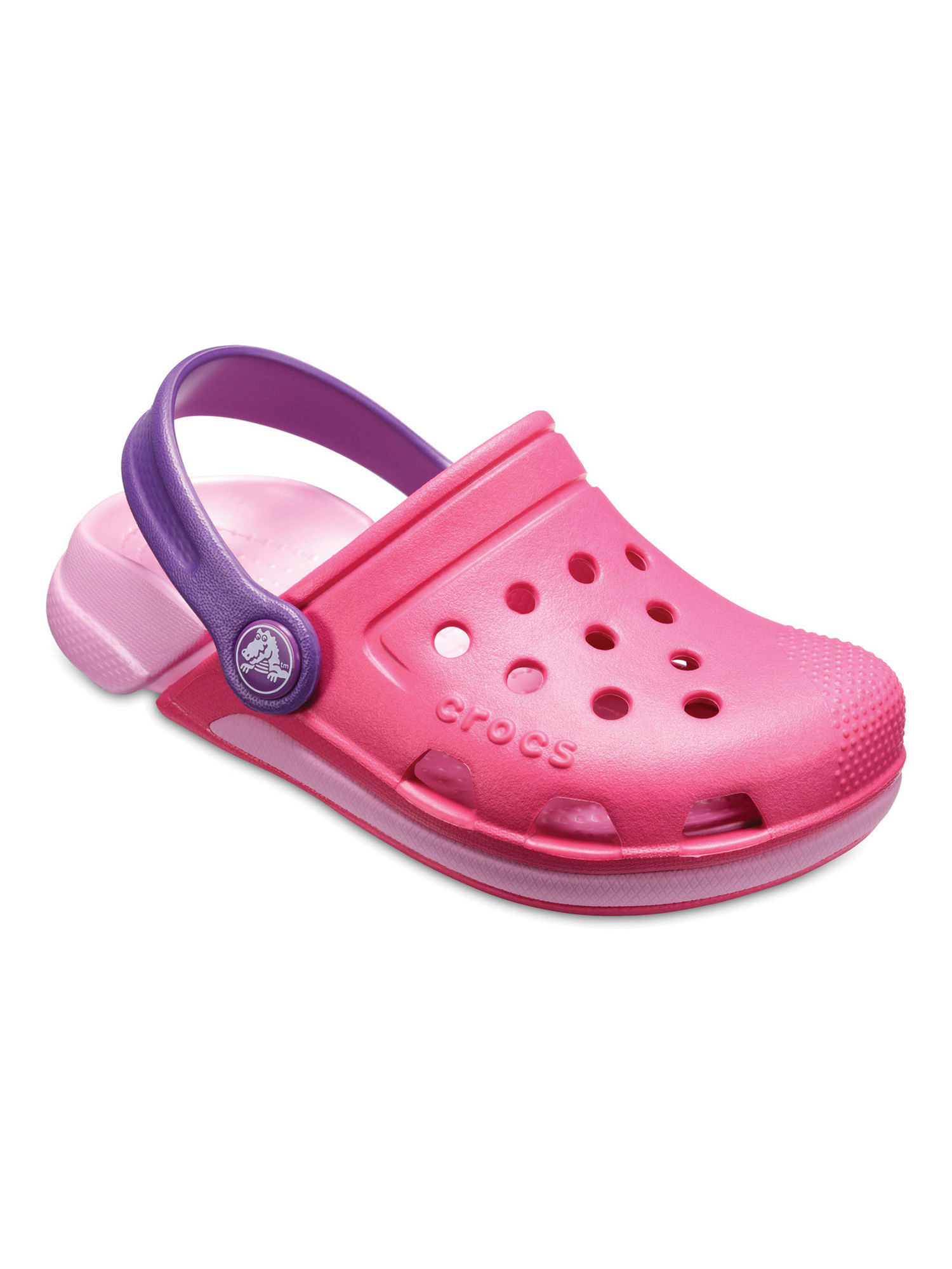 Crocs Pink Electro Unisex Kids Clogs (J3): Buy Crocs Pink Electro Unisex  Kids Clogs (J3) Online at Best Price in India | Nykaa