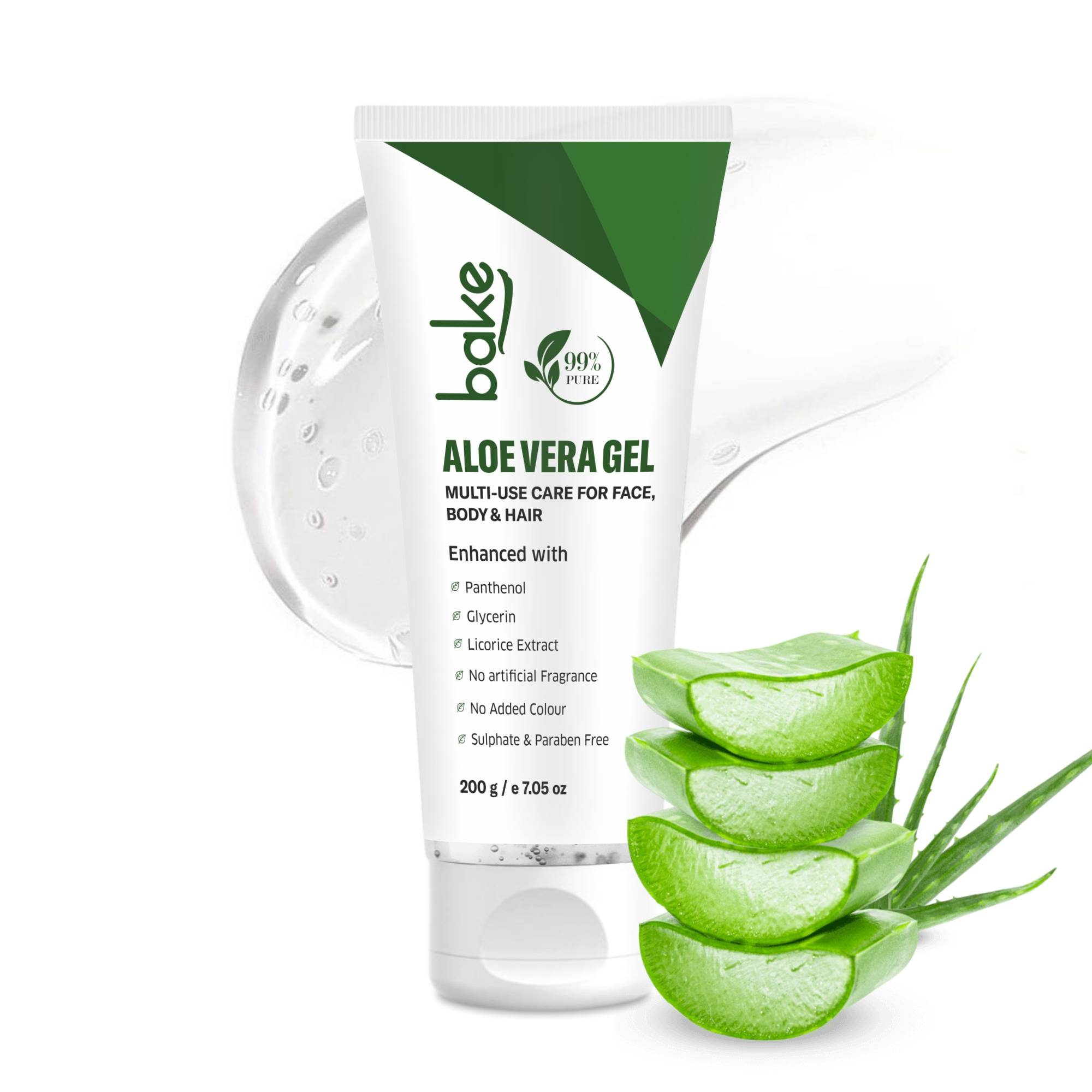 BAKE 99% Pure Multi-Use Aloe Vera Gel