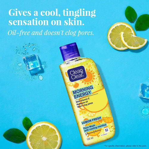 Clean & Clear Morning Energy Lemon Fresh Face Wash 100ml