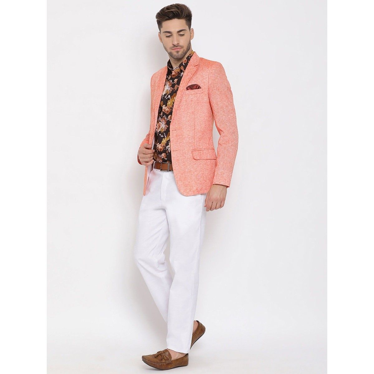 Buy HANGUP Blazer Shirt And Trouser Set Of 3 Online