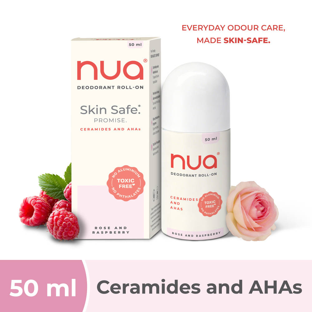 Nua Rose & Raspberry Deodorant Roll-On