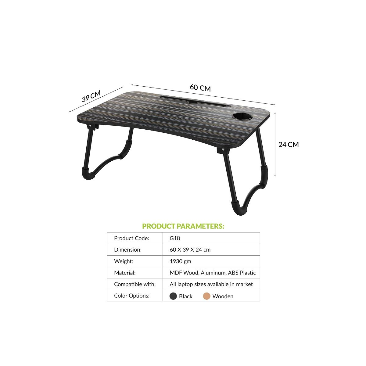 gizga essentials multipurpose table