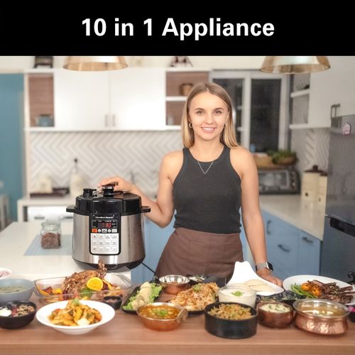 Buy Hamilton Beach Electric Pressure Cooker, 10 in 1, Stainless