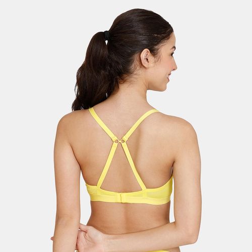 Zivame Woodstock Mood Padded Non Wired 3/4th Coverage T-Shirt Bra – Maize –  Crazy D India
