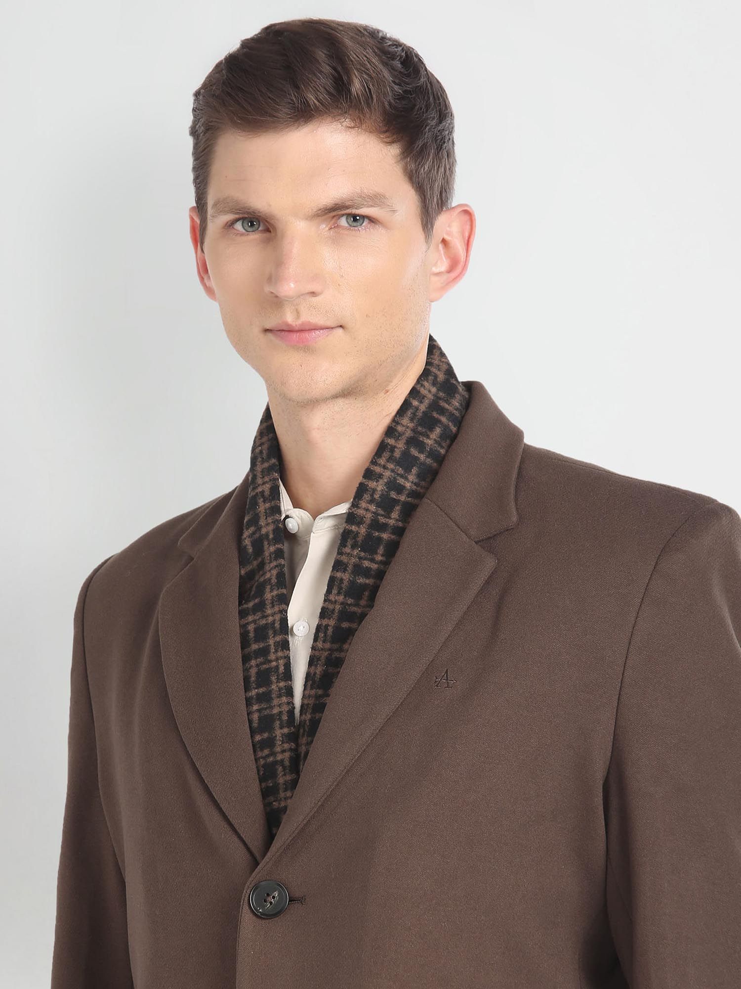 Buy Arrow Sports Detachable Muffler Trench Coat Online