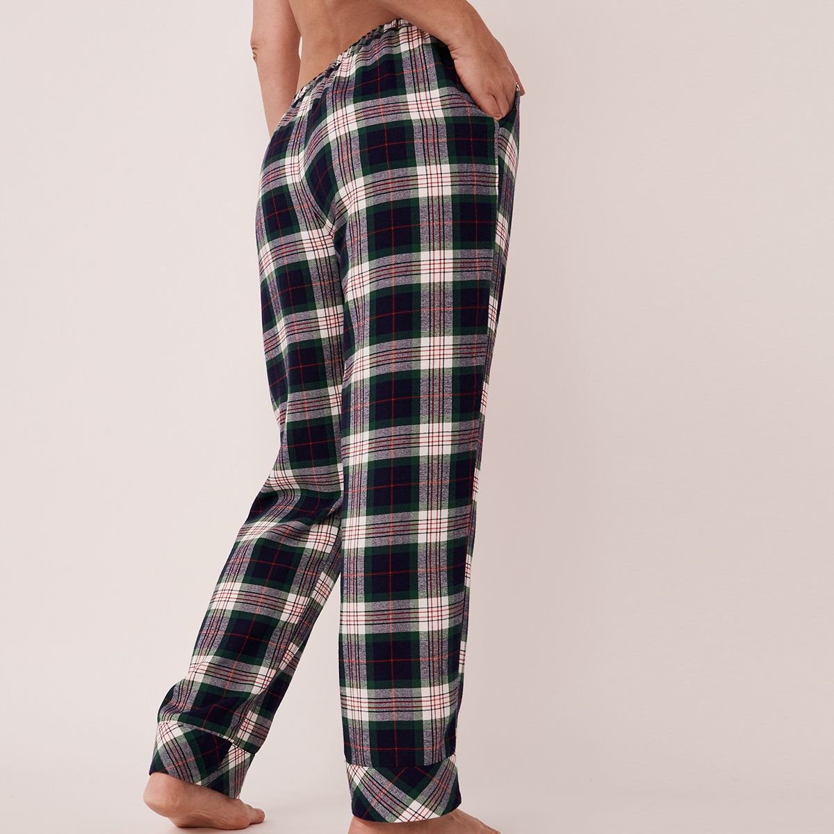 Blue plaid pajama cheap pants