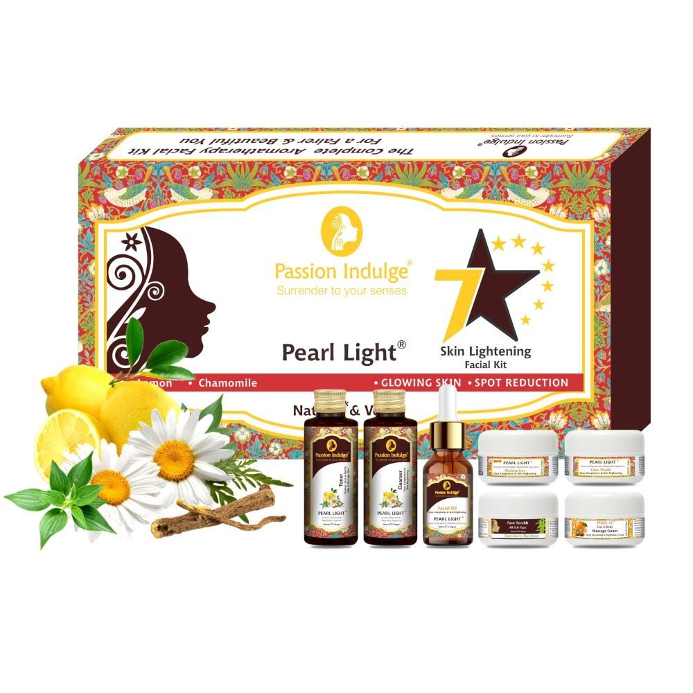 Passion Indulge Skin Lightening Pearl Light 7 Star Facial Kit