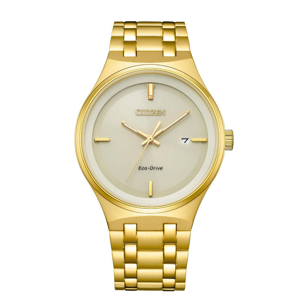 Citizen Axiom Eco-Drive Champagne Dial 4.1 cm Men Watch - BM7652-52P (M)
