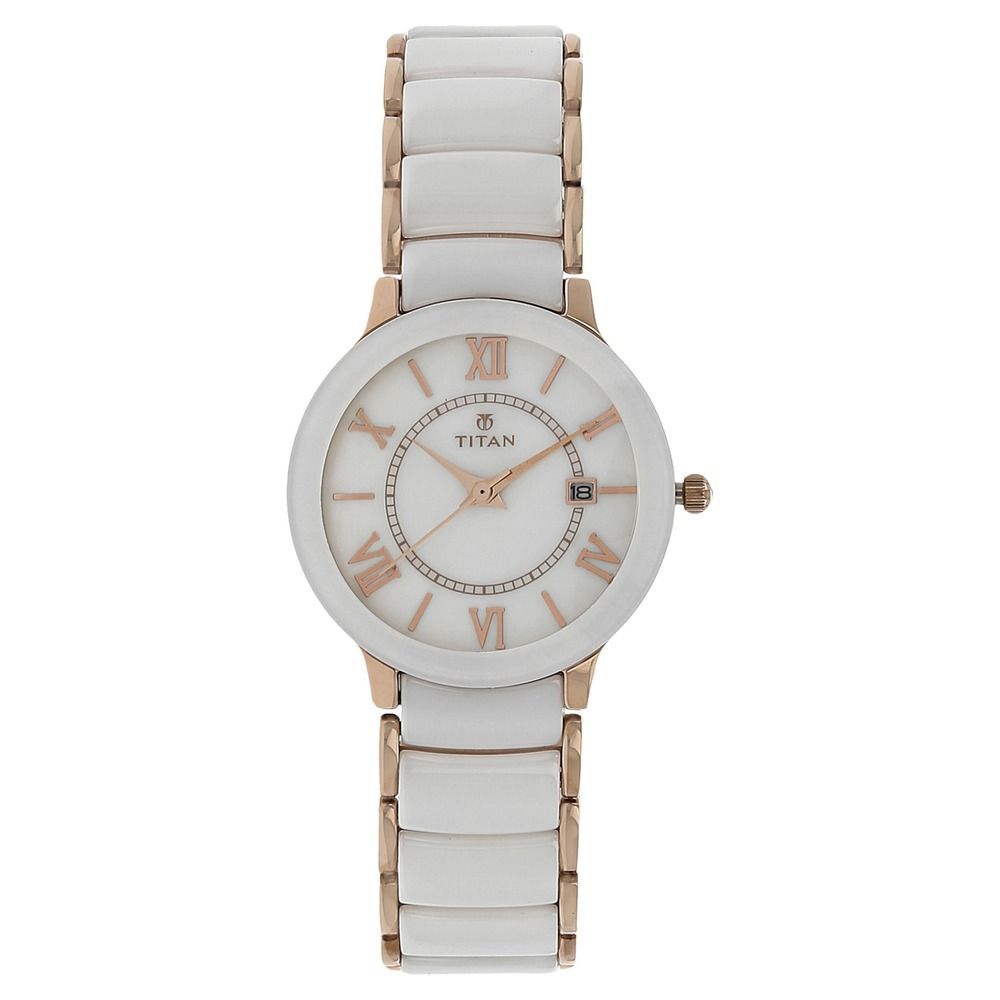 titan ceramic ladies watch