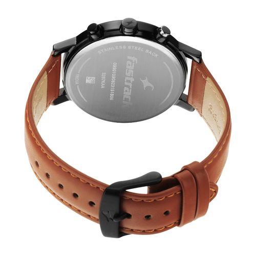 Buy Fastrack Tick Tock Black Dial Analog Watch for Men