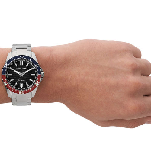 AX1955 ARMANI EXCHANGE Buy Online (Medium) Spencer Watch Silver