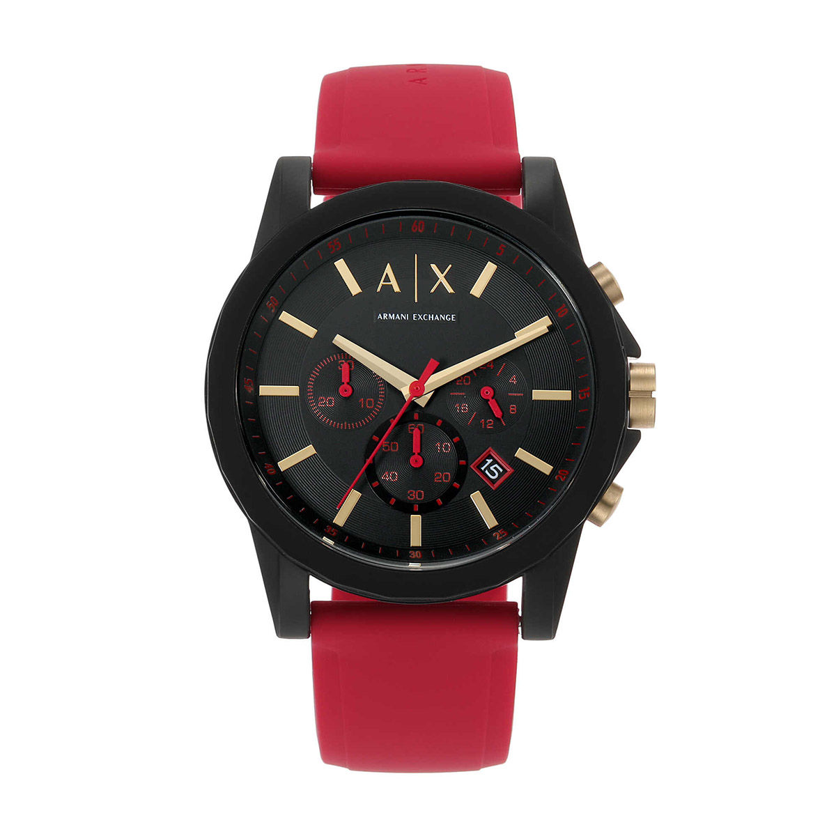 Buy ARMANI EXCHANGE Outer Banks Red Watch AX7152SET (Medium) Online