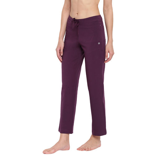 Enamor Essentials E014 Women's Cotton Lounge Pants - Pink (L) - E014