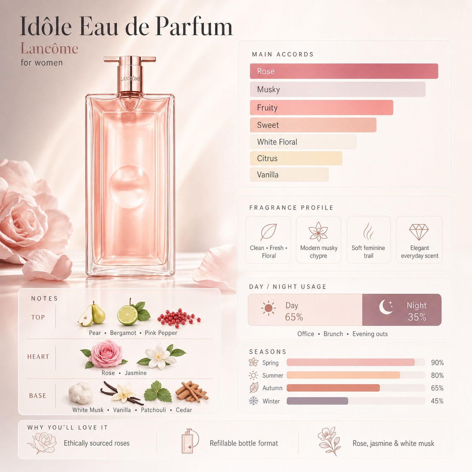 Buy Lancome Idole Eau De Parfum Best Seller Luxury Perfume With