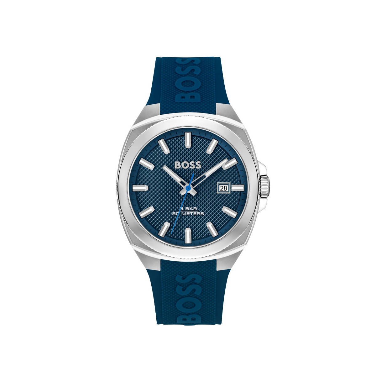 Buy Boss Walker Qtz Basic Calendar Blue Round Dial Mens Watch