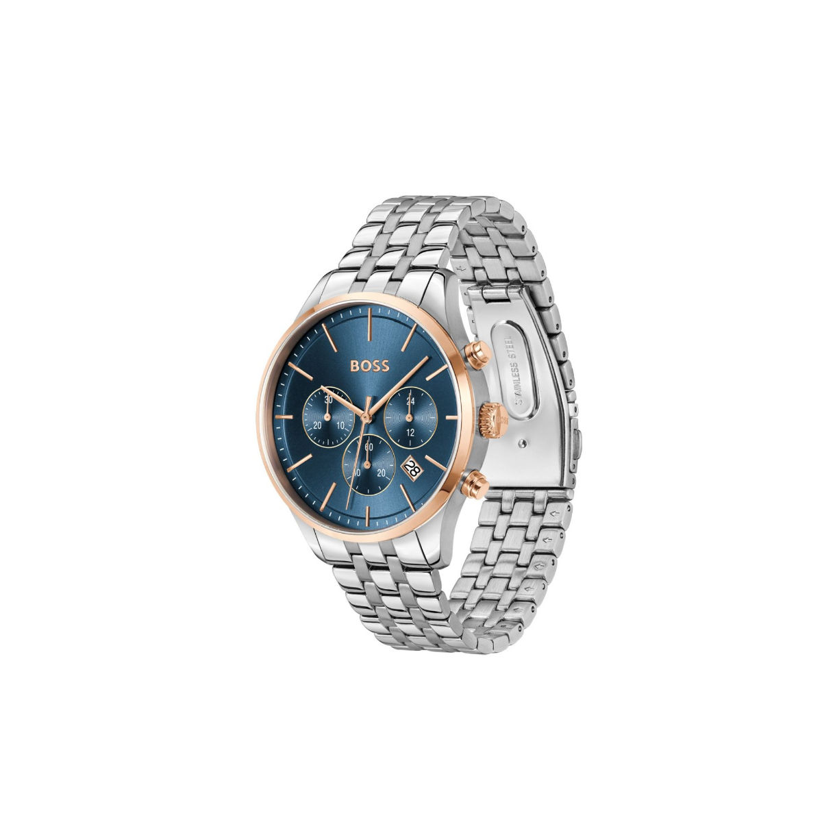 Buy Boss Avery Qtz Fashion Chrono Blue Round Dial Mens Watch