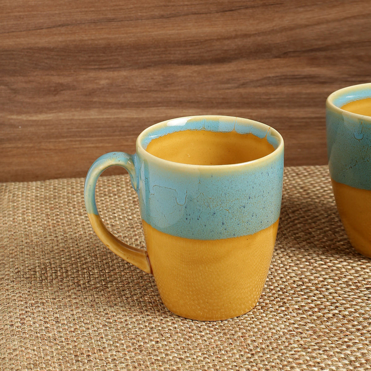 ExclusiveLane River Rims Studio Pottery Glazed Coffee Mug In Ceramic
