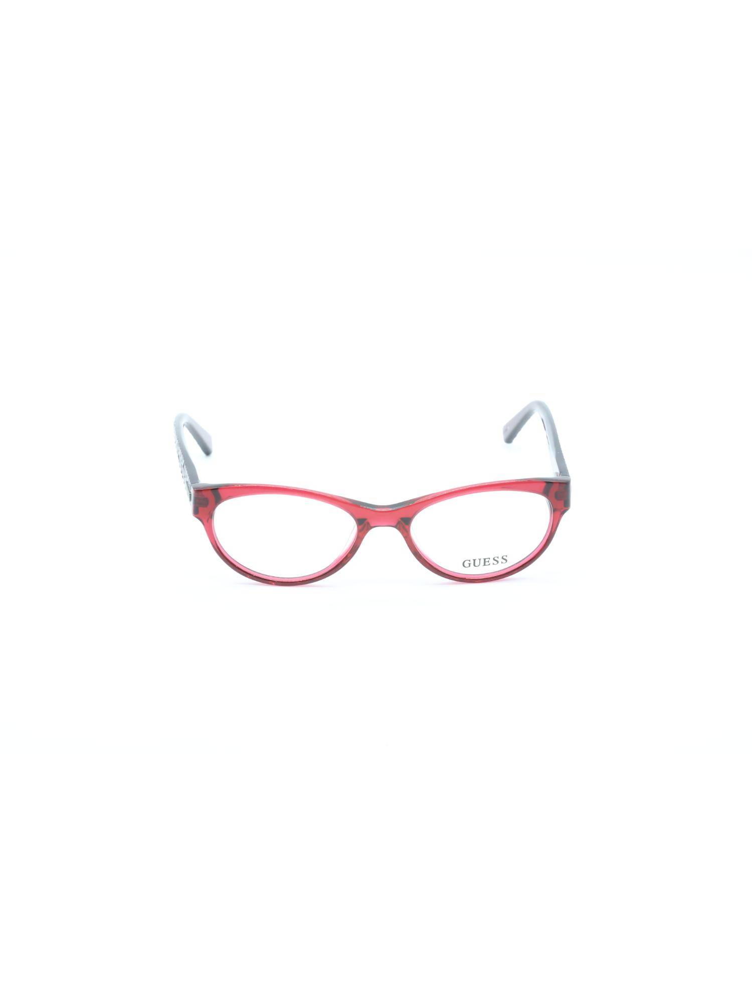 Guess Red Acetate Eyeglass Frame - GU2377 51 BU (51)
