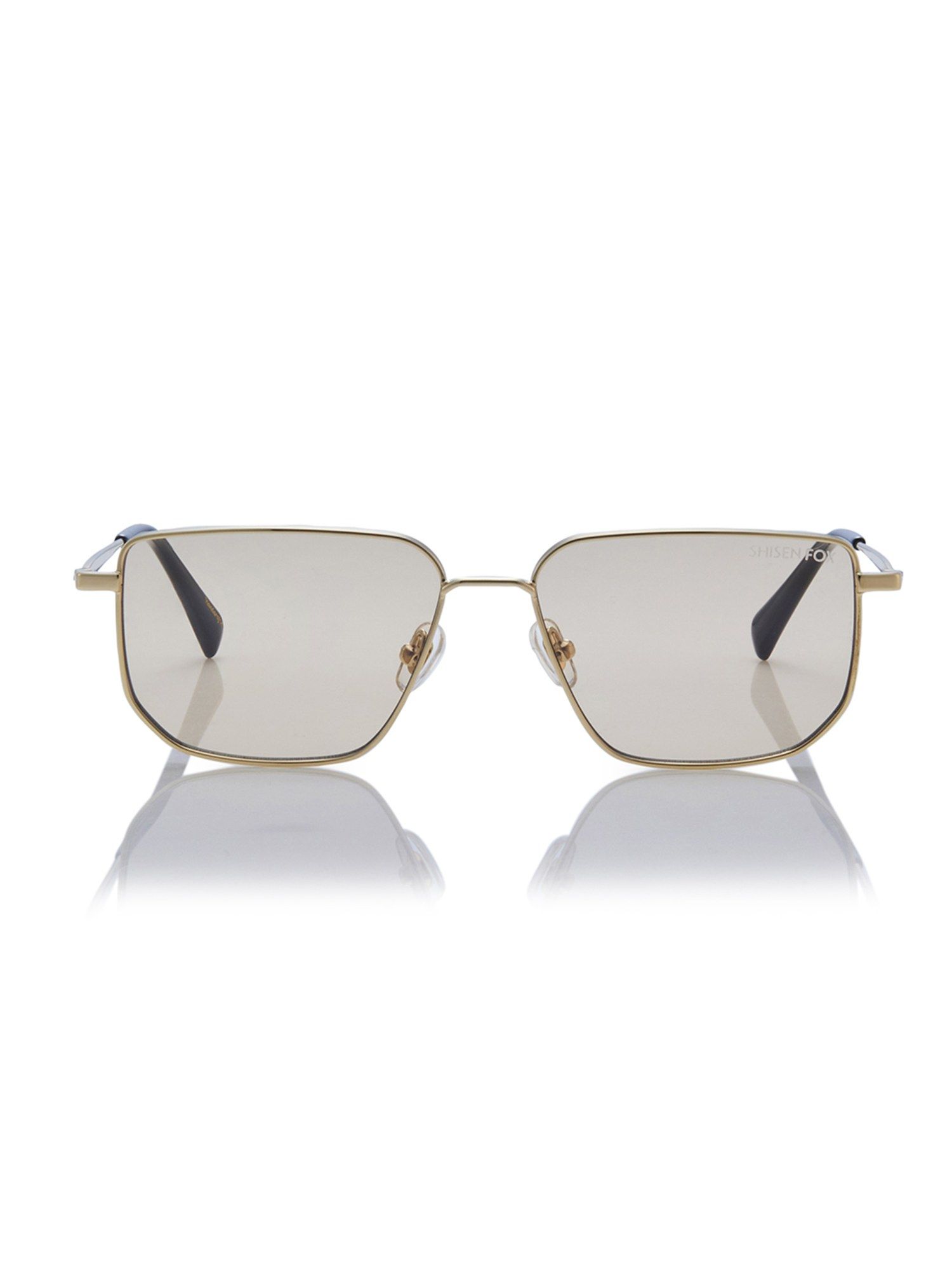 Buy Shisen Fox Shikaku Dark Gold - Light Brown Frame Brown Lens