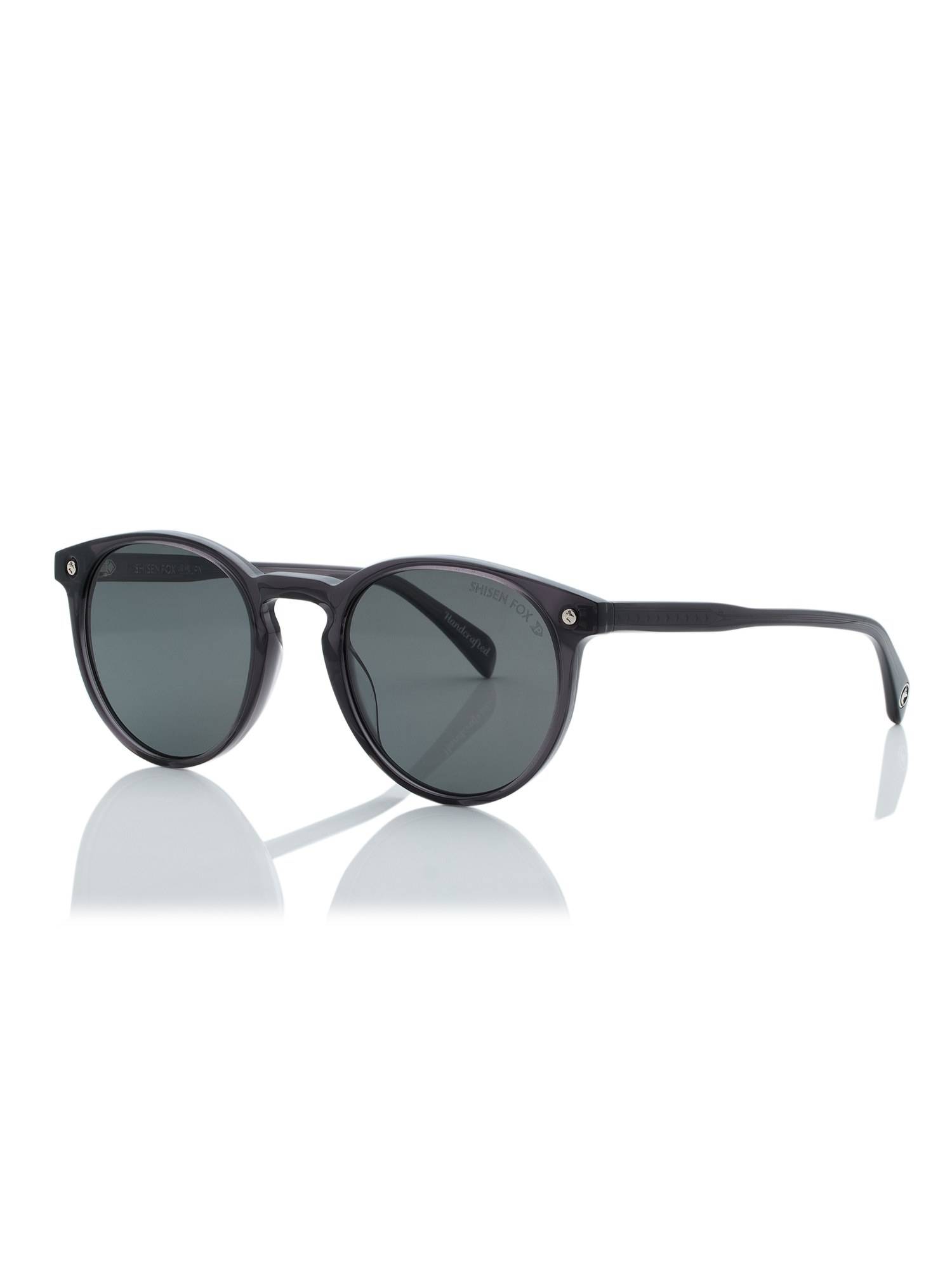 Shisen Fox Fukui Grey & Polarized Frame Grey Lens Sunglasses (51)