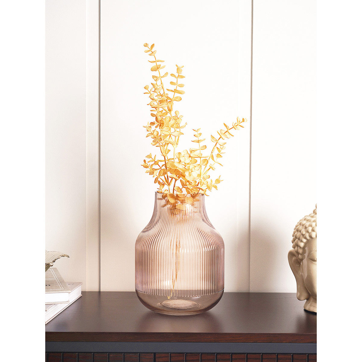 Buy Pure Home + Living Ava Brown Small Flower Vase Online