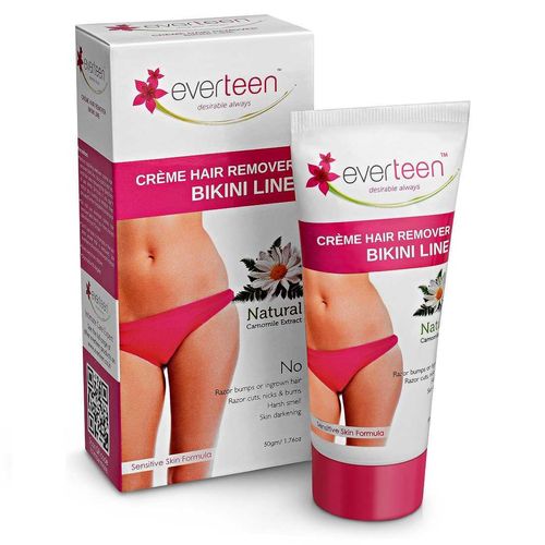 Everteen Bikini Line Hair Remover Cream: Buy Everteen Bikini Line Hair  Remover Cream Online at Best Price in India | Nykaa
