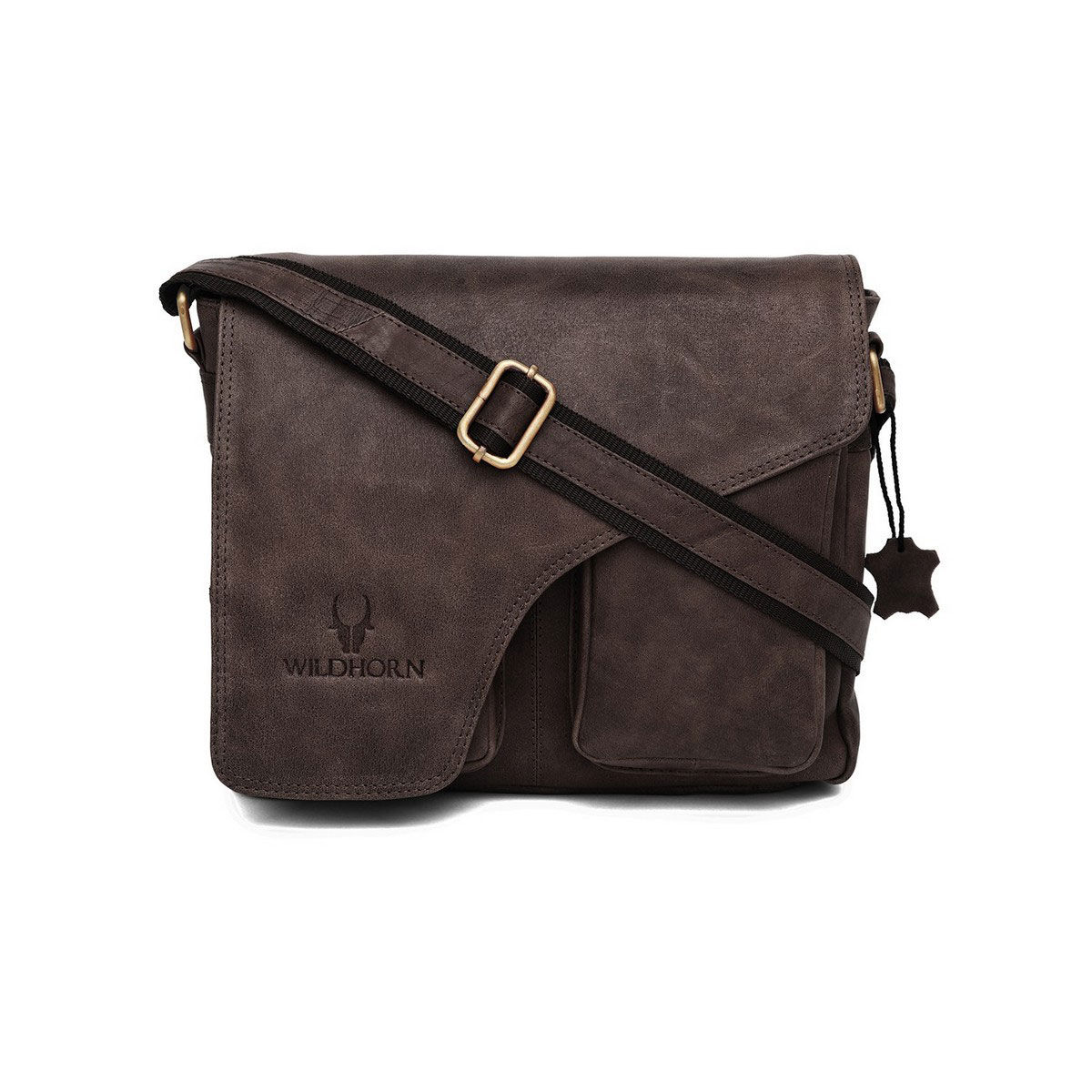 Wildhorn leather messenger online bag