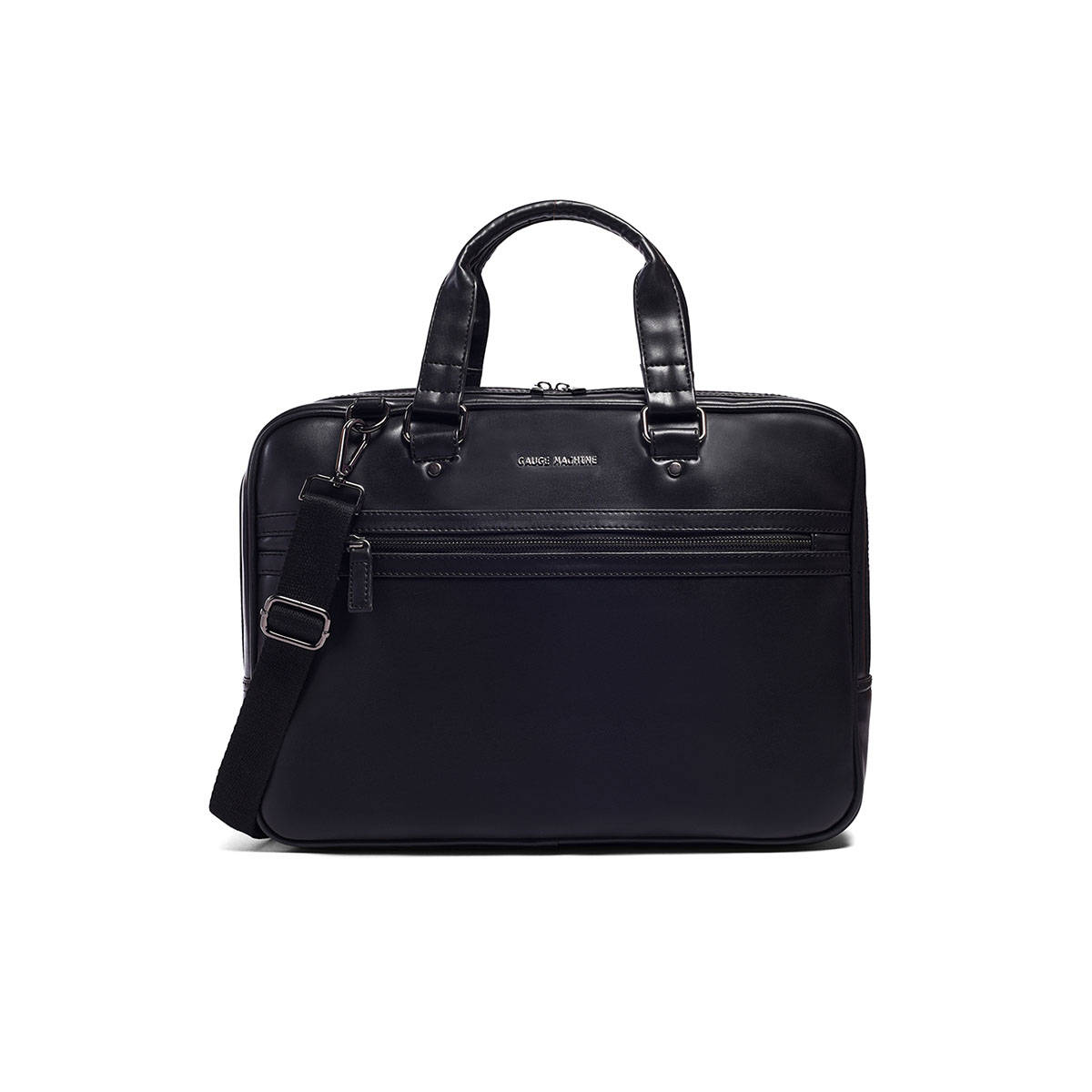 Gauge Machine Black Messenger Bag