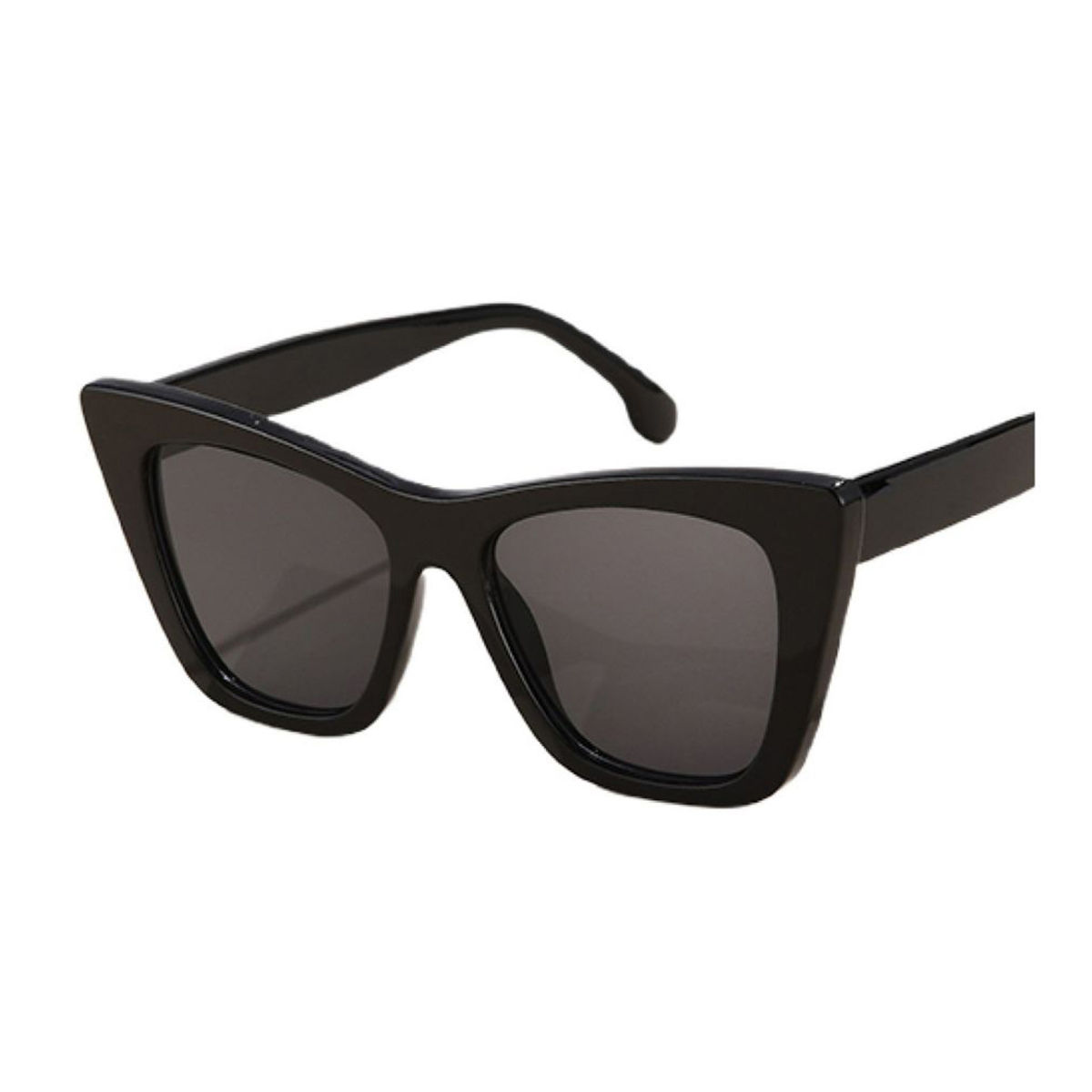 Sunglasses, Narrow cat-eye, SK0348 01A, Black | Swarovski