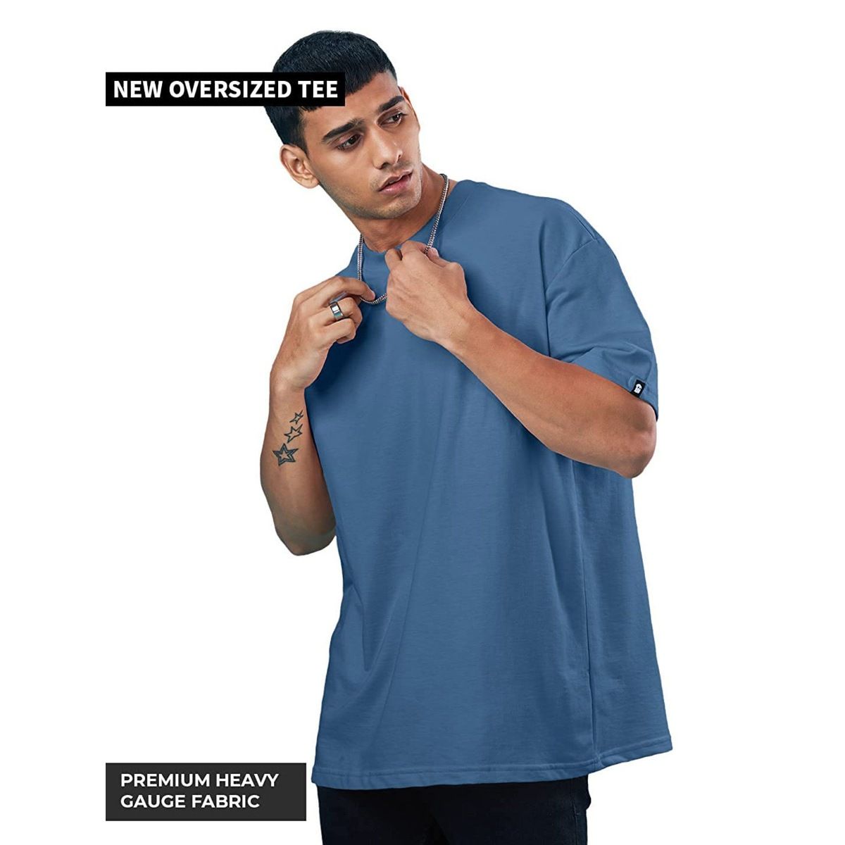 Oversized Extended Neck Homme Graphic T-shirt | boohoo