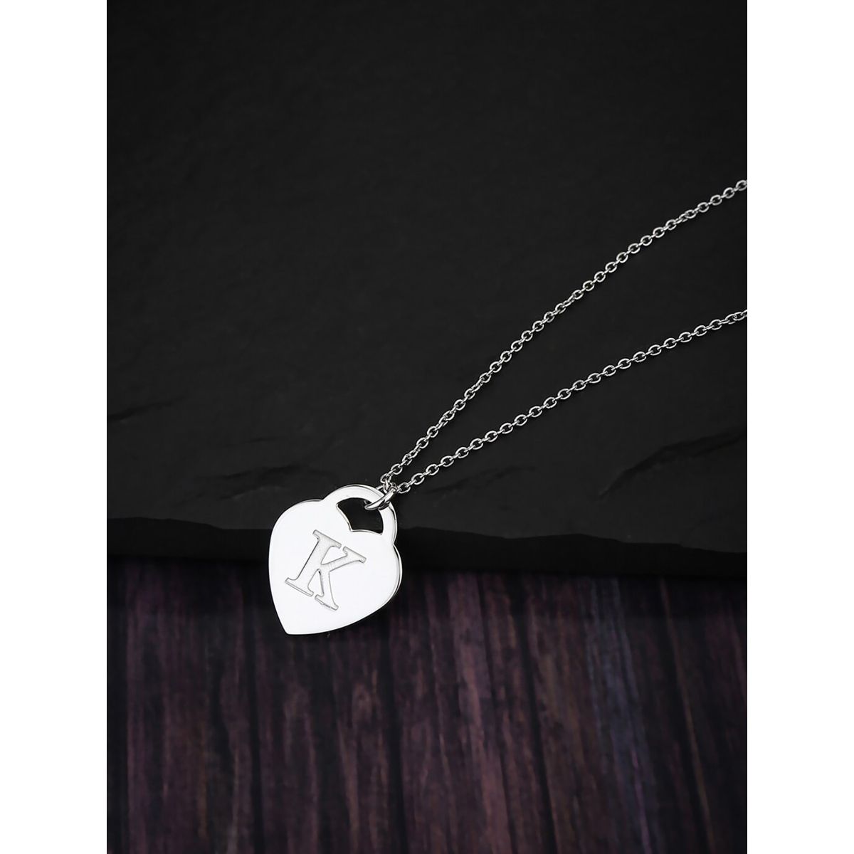 Tiffany & Co. Elsa Peretti Letter K pendant Necklace Charm Initial K silver  925 | eBay