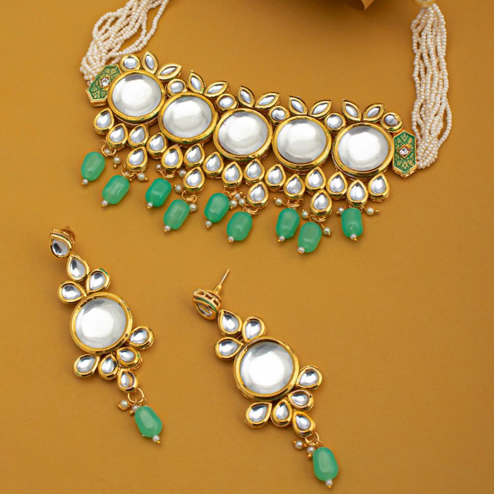 kundan choker set with price