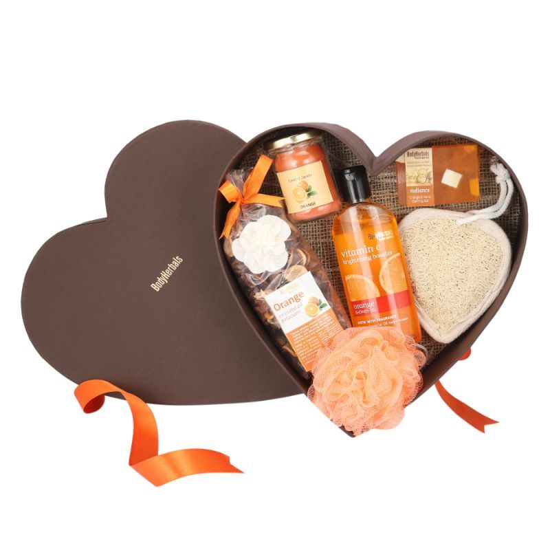 BodyHerbals Orange Surprise Spa Hamper - Gift Sets & Combos for Women & Men