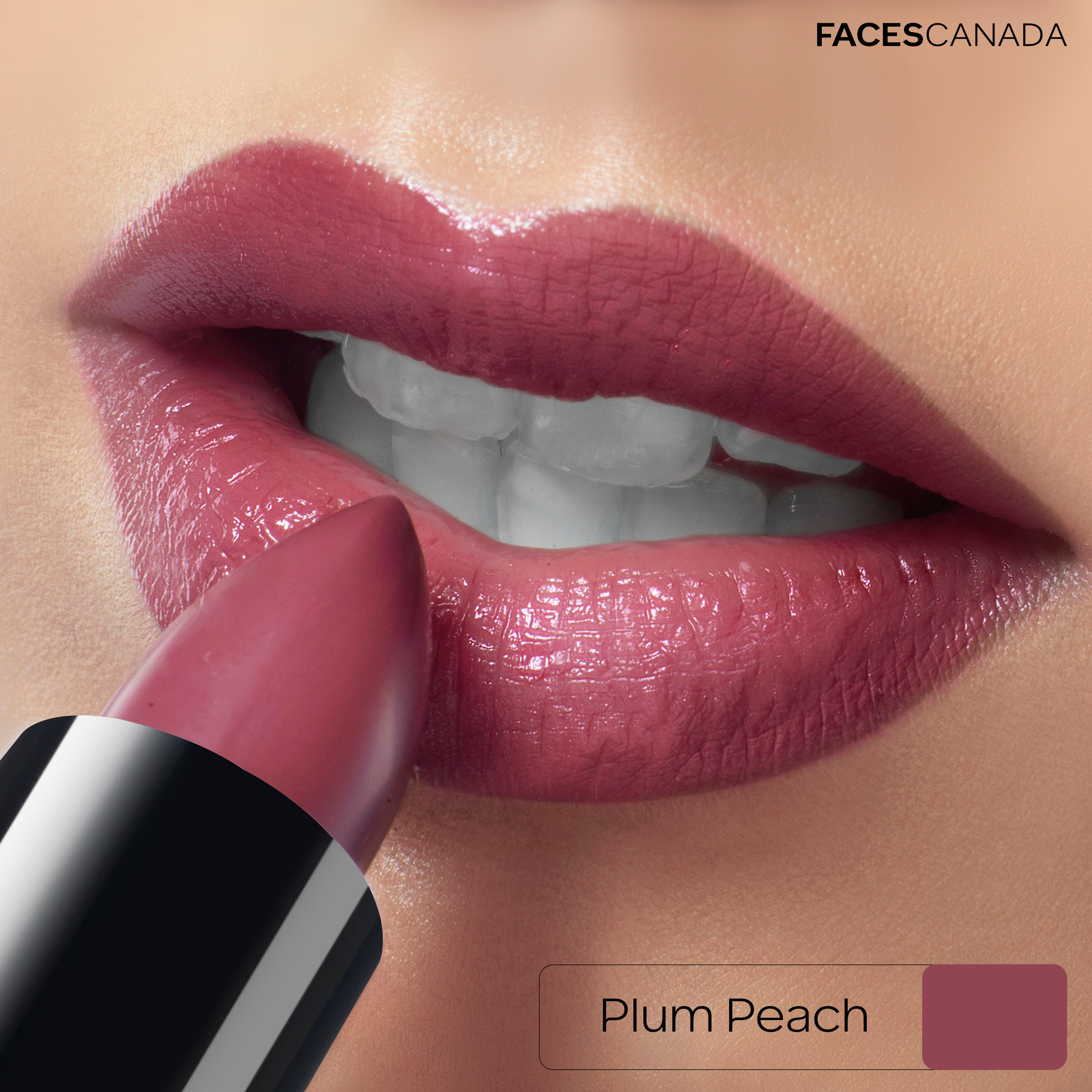 plum peach lipstick