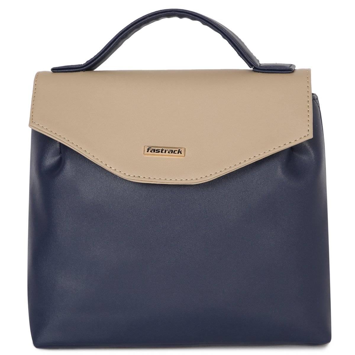 Colorblocked Detail Satchel Bag For Women
