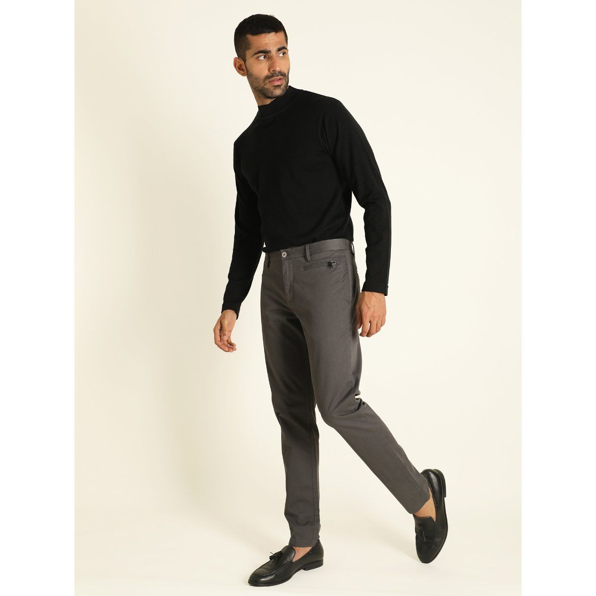 Amy Lynn Elvis exclusive to ASOS disco stretch trousers in black | ASOS