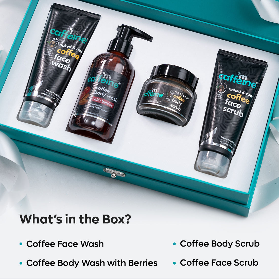 MCaffeine Coffee Shower Temptations Gift Kit Luxury Shower Experience