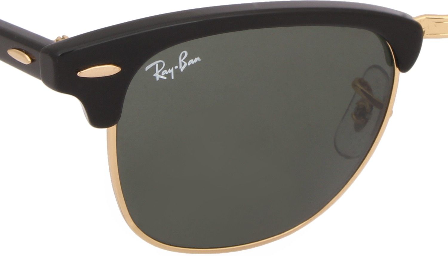 New Ray-Ban RB3016 Clubmaster Black Polarized Sunglasses | eBay
